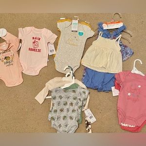 BULK BABY GIRL HAUL BUNDLE LOT CLOTHES SIZE 0-3M 0-3 MONTHS